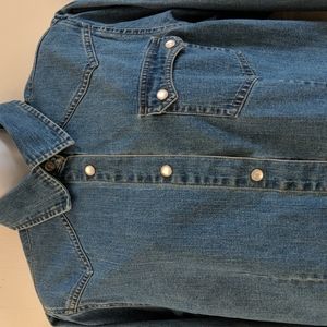 ❌SOLD❌ Vintage western details denim shirt